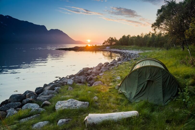 Tent Near River