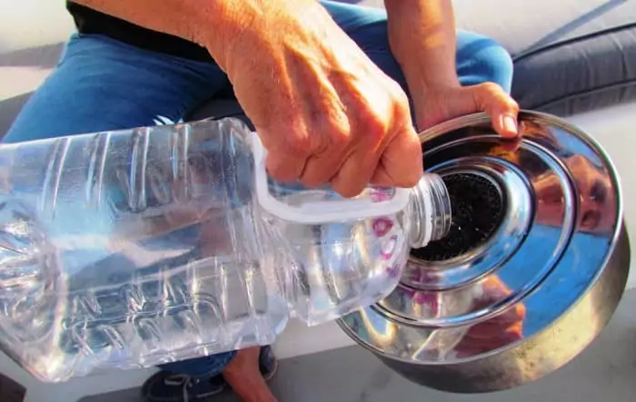 Alcohol Container Pouring