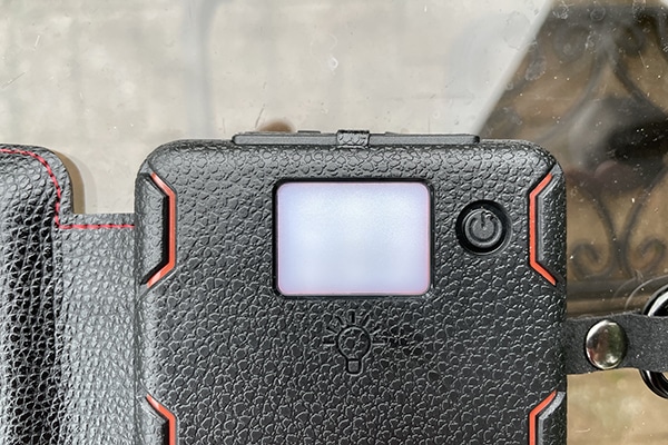 LED light on the back of the QuadraPro