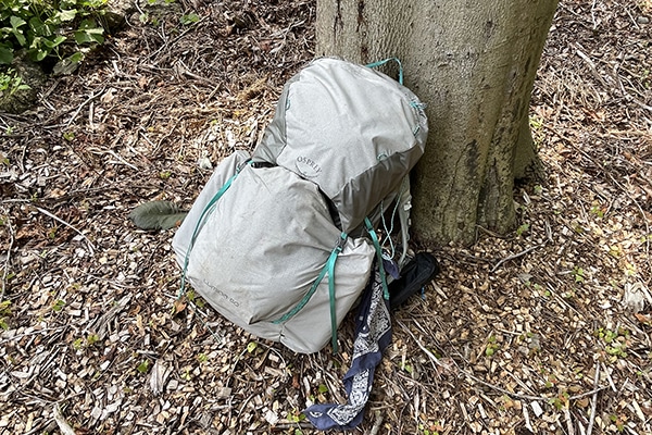 Osprey Lumina 60 used on the Benton Mackaye Trail