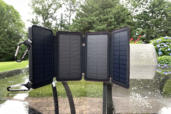 Survival Frog QuadraPro Solar Charger on the BMT