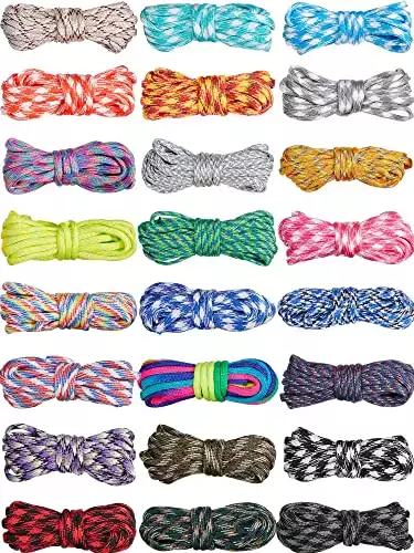 Paracord - 24 Pieces, 10 ft. 550 cord in paracord kits